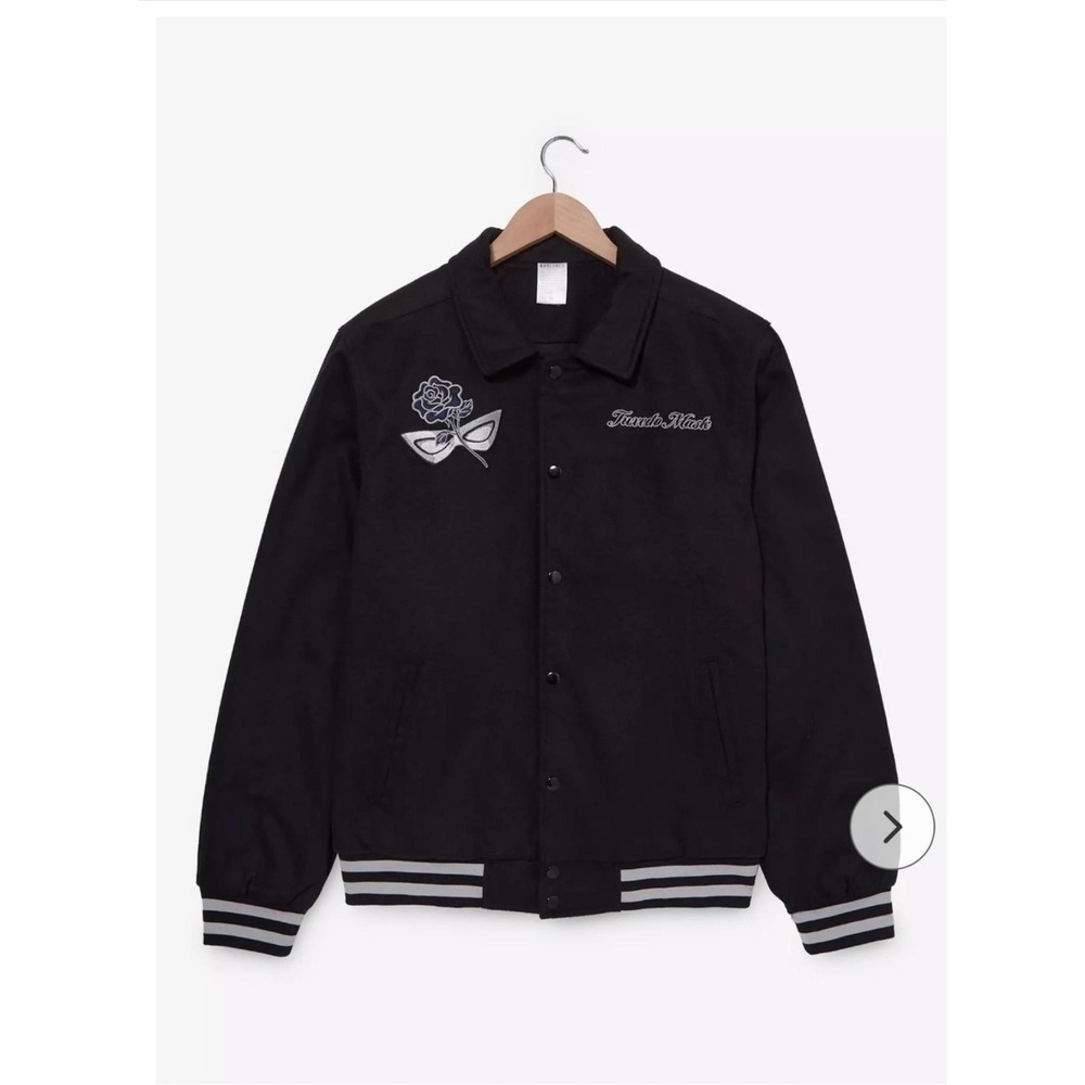 Sailor Moon Pretty Guardian Tuxedo Mask Bomber Jacket  BoxLunch Small New W Tags
